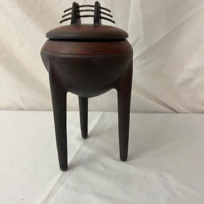 Tall Ceramic Liddeded Bowl (K-MK)