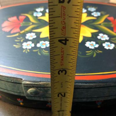 Hand Painted & Signed Plate, Tray & Box -Lot 139
