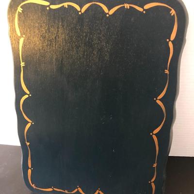 Hand Painted & Signed Plate, Tray & Box -Lot 139