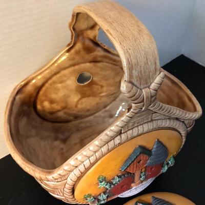 Ceramic Interchangeable Basket -Lot 142