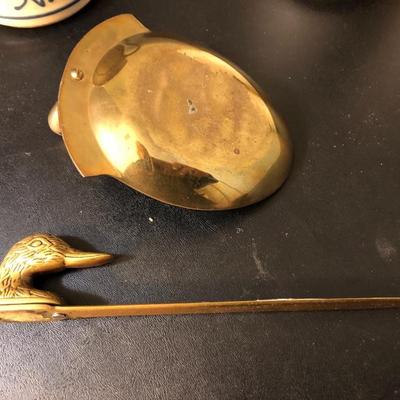 Mallard Duck Lot - Mugs, Brass Change Holder, Letter Opener -Lot 143