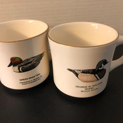 Mallard Duck Lot - Mugs, Brass Change Holder, Letter Opener -Lot 143