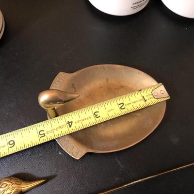 Mallard Duck Lot - Mugs, Brass Change Holder, Letter Opener -Lot 143