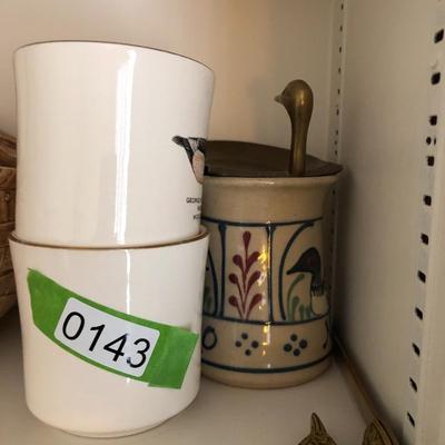 Mallard Duck Lot - Mugs, Brass Change Holder, Letter Opener -Lot 143