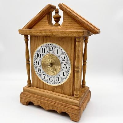 JACK COURSEY ~ Hand Carved Oak Clock ~ * Read Details
