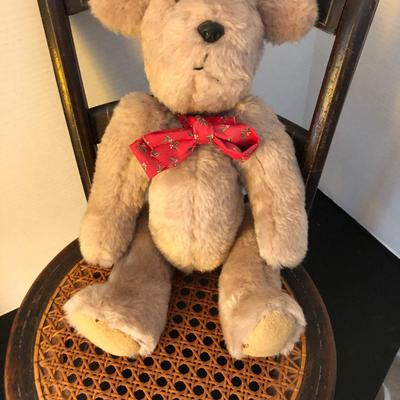 Antique Miniature Cain Chair and Teddy Bear ðŸ§¸ -Lot 146