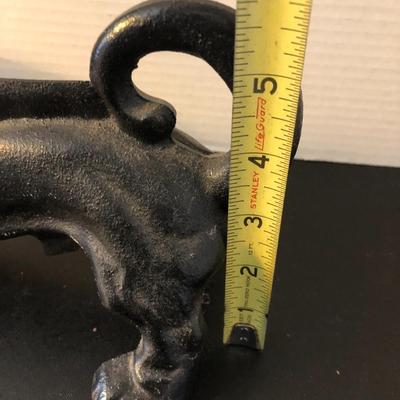 Heavy Cast Iron Boot/Shoe Scraper Door Stop -Lot 152