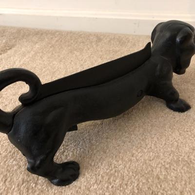 Heavy Cast Iron Boot/Shoe Scraper Door Stop -Lot 152