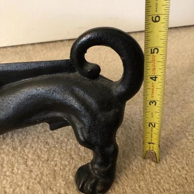 Heavy Cast Iron Boot/Shoe Scraper Door Stop -Lot 152