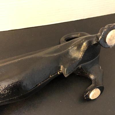Heavy Cast Iron Boot/Shoe Scraper Door Stop -Lot 152