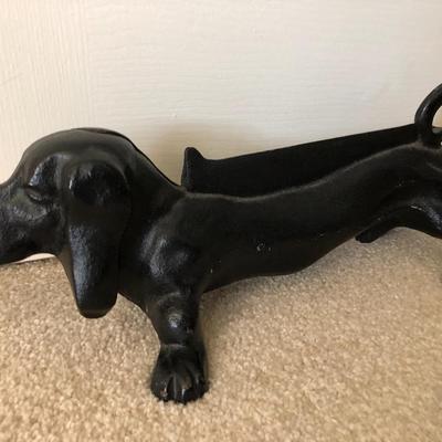 Heavy Cast Iron Boot/Shoe Scraper Door Stop -Lot 152
