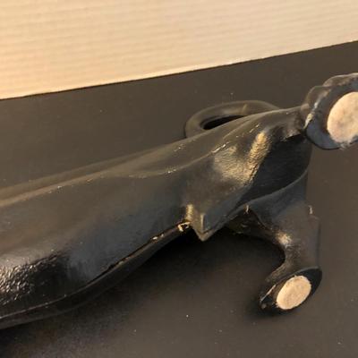 Heavy Cast Iron Boot/Shoe Scraper Door Stop -Lot 152