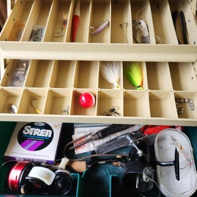 Plano Tackle box and Fishing Rods Reels