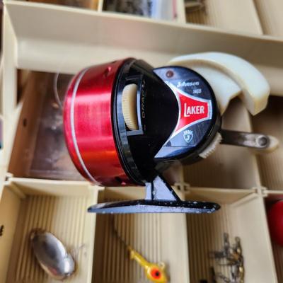 Plano Tackle box and Fishing Rods Reels