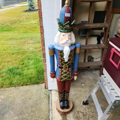 48" Tall Wood Nutcracker Figurine