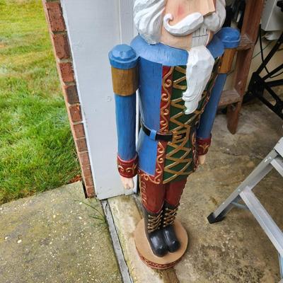 48" Tall Wood Nutcracker Figurine