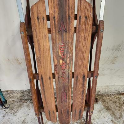 Vintage Flexible Flyer 41J Snow Sled