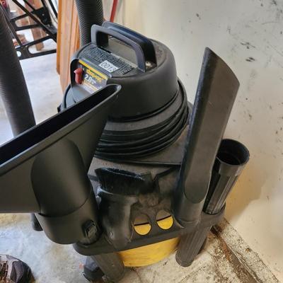 Large Shop Vac 2 Stage Wet/Dry Vac with many attachments