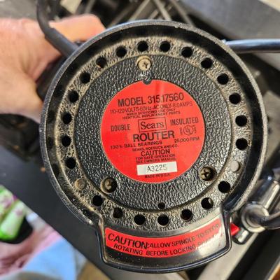 Craftsman 1 1/4HP Router with Bench Table Tested working