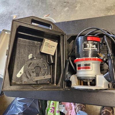 Craftsman 1 1/4HP Router with Bench Table Tested working