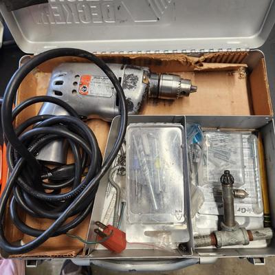 lot of 3 Power tools Black & Decker Drill ,Saber Saw  Ryobi Orbit Sander