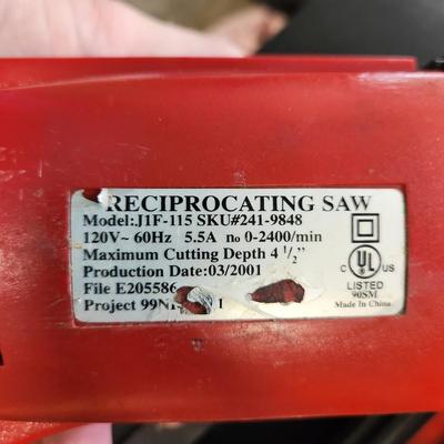 Tool Shop Reciprocating Saw Tested working