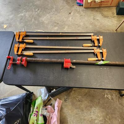 lot of 5 Bar Clamps