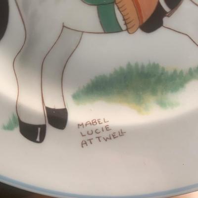 Shelley Fine Bone China Vintage Cowboy Childâ€™s Set Lot 202