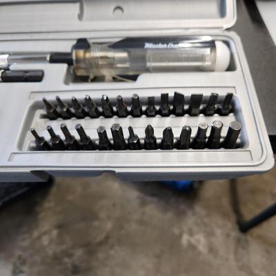 lot of 3 tool Cases Glue Gun Stapler, Drivers , Husky Socket set