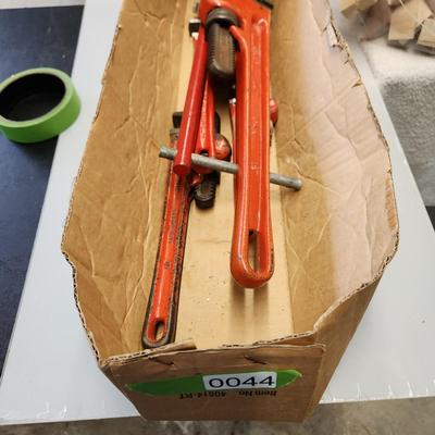 Pipe Wrench Lot Fuller 8" 10" Ridgid 10"  Spain 18