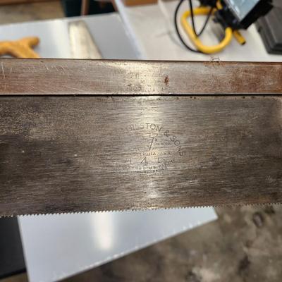 6 Hand Saw Lot  Hacksaw Disston Saw