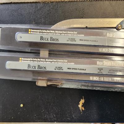 6 Hand Saw Lot  Hacksaw Disston Saw