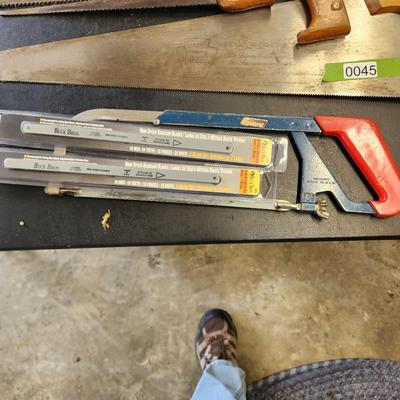 6 Hand Saw Lot  Hacksaw Disston Saw