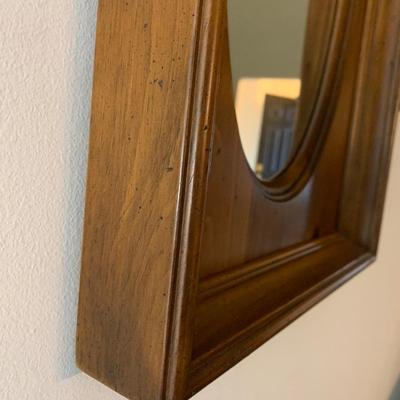 Wall Mirror and Brass Wall Candle Sconces Lot 209
