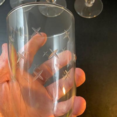 Elegant Stemware Lot Several Fancy Patterns