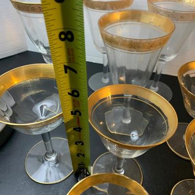 Elegant Stemware Lot Several Fancy Patterns