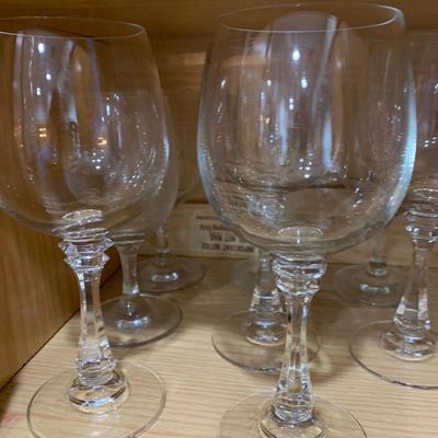 Elegant Stemware Lot Several Fancy Patterns
