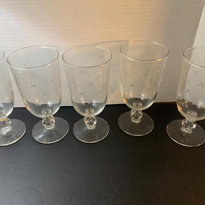 Elegant Stemware Lot Several Fancy Patterns
