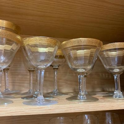 Elegant Stemware Lot Several Fancy Patterns