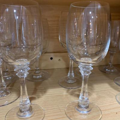 Elegant Stemware Lot Several Fancy Patterns