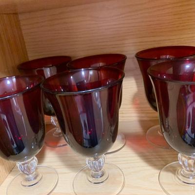 Fancy Vintage Colorful Stemware Goblets - Lot 214