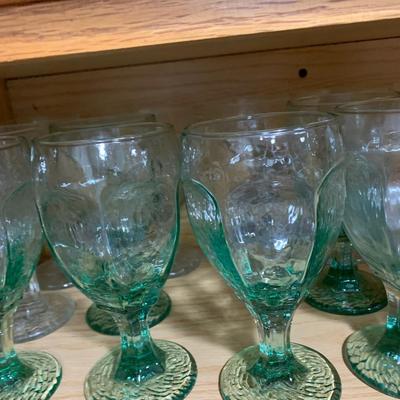 Fancy Vintage Colorful Stemware Goblets - Lot 214