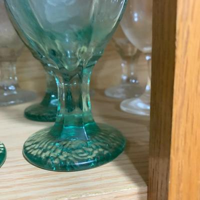 Fancy Vintage Colorful Stemware Goblets - Lot 214