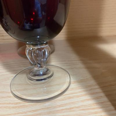 Fancy Vintage Colorful Stemware Goblets - Lot 214