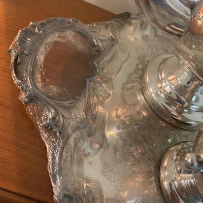 Large Silver Plate Tea Set - Lot 219