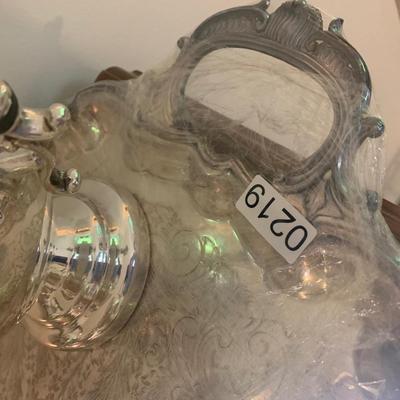 Large Silver Plate Tea Set - Lot 219