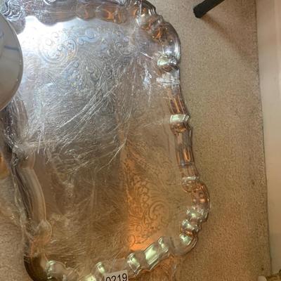 Large Silver Plate Tea Set - Lot 219