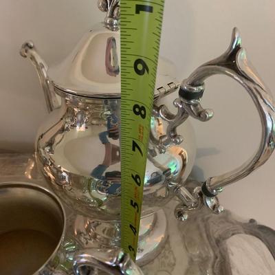 Large Silver Plate Tea Set - Lot 219