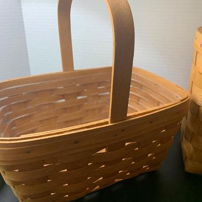 3 Longaberger Baskets, Harris Basket + 2 Bread Baskets - Lot 220