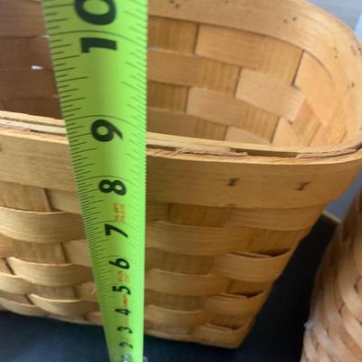 3 Longaberger Baskets, Harris Basket + 2 Bread Baskets - Lot 220